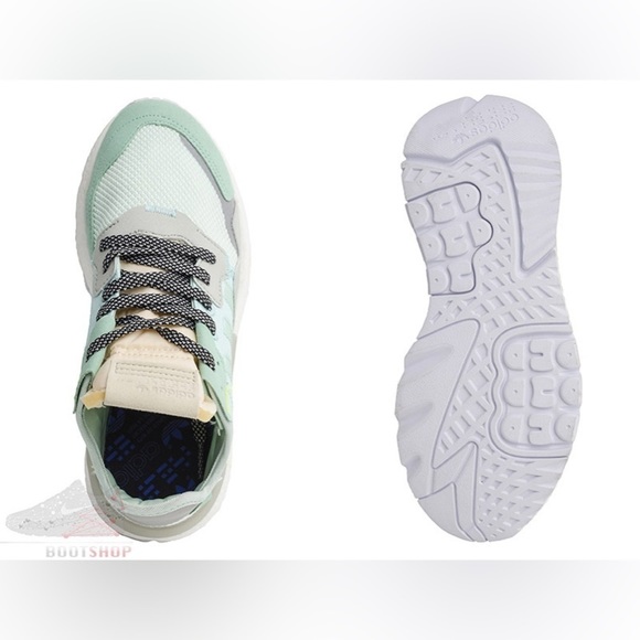 ADIDAS Teal Running Gym Blue White - Picture 2 of 9